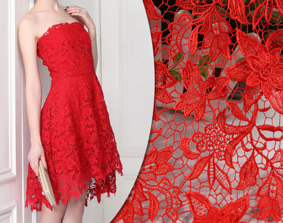 2018 Summer Newest Style Rope Embroidery Fabric 140cm wide for wedding dress