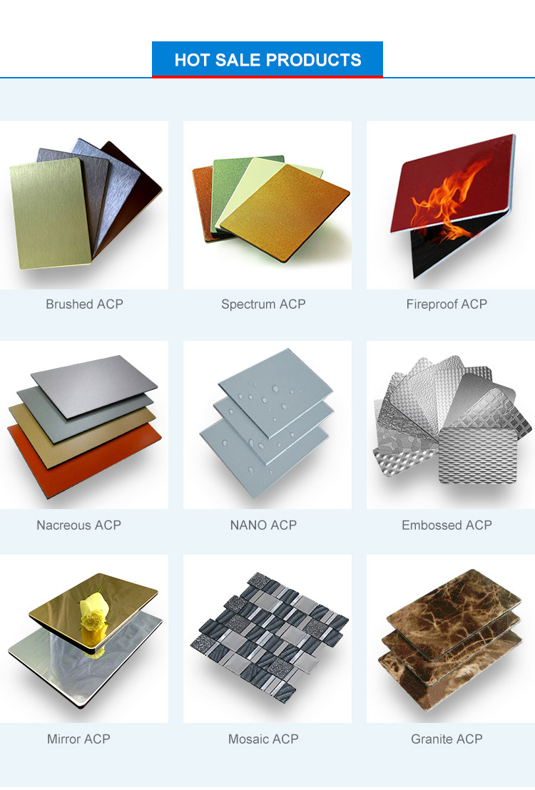 Unbreakable LDPE Core Aluminum Cladding Panel 500mm PVDF Coating