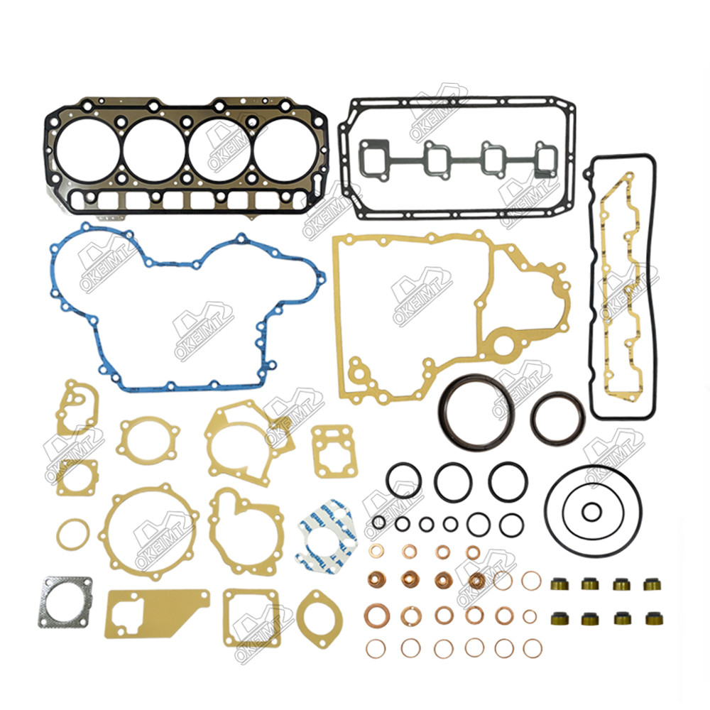 4TNE98 4D98E For YANMAR KOMATSU Engine Full Gasket Kit Replacement With Head