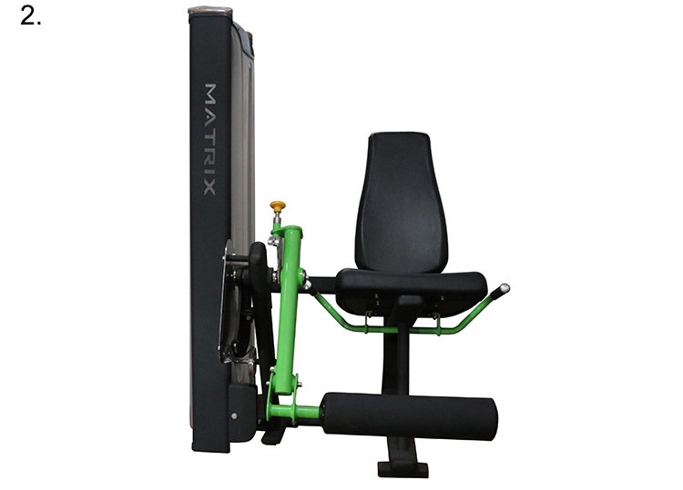 Seated Matrix Strength Training Equipment / Hydraulic Leg Extension Machine