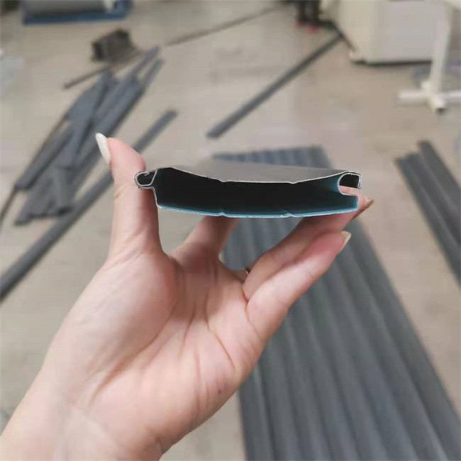 55/77/89 types of Double layer slat pu foam rolling shutter door roll forming machine