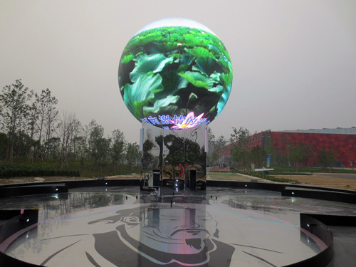 Flexible Ultra Thin 1R1G1B Ball LED Display P4 Indoor Led Screens