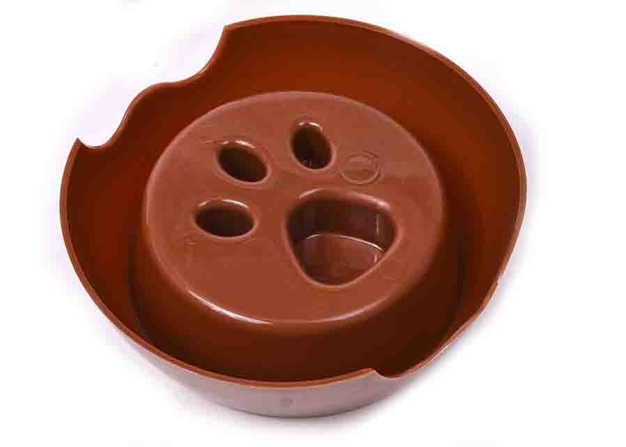 PP Plastic Anti Choking Dog Pet Food Bowls Travel Petfood Bowl