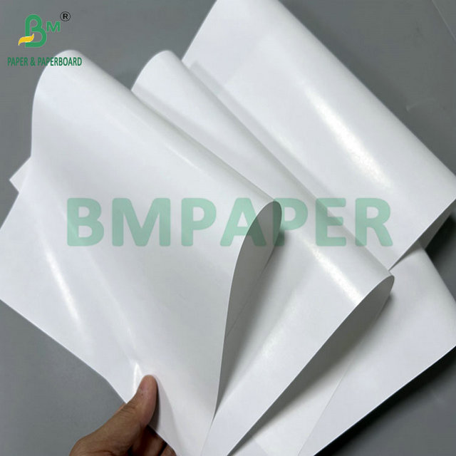 80gram 90gram White Food Safe Cones Paper For Ice Cream Wrapping 31 x 43inch