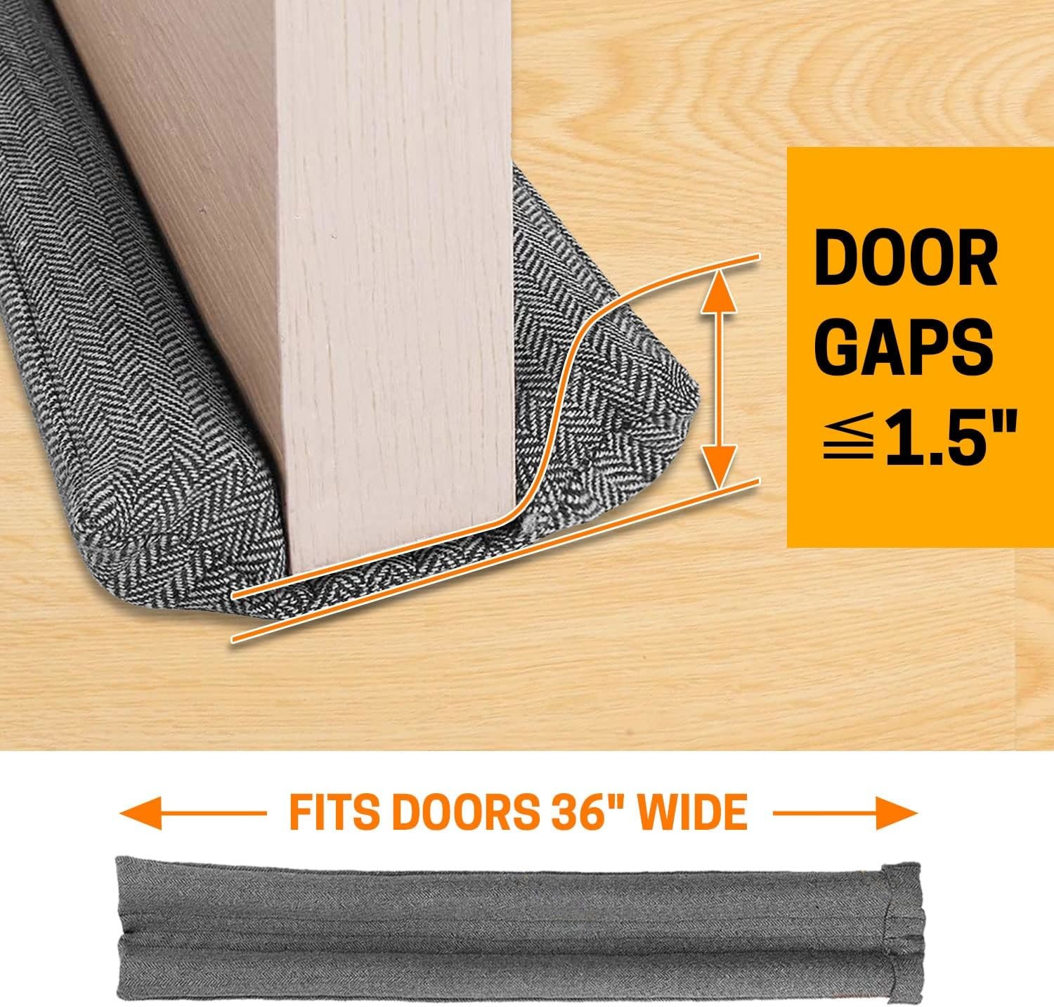 ODM OEM Flexible Door Bottom Sealing Strip Door Wind Stopper 36in