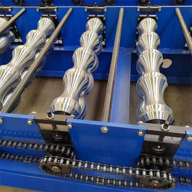 Automatic Color Steel Roof Panel Glazed Tiles Sheets Making Roll Forming Machine