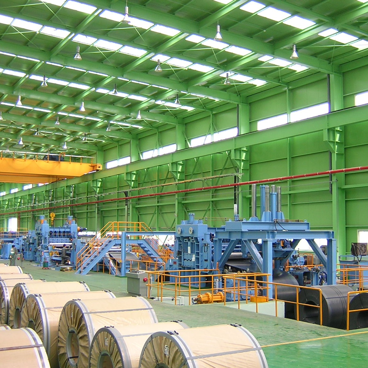 High Precision Leveling ±1mm/m Stainless Steel Coil Uncoiling Leveling Shearing Line