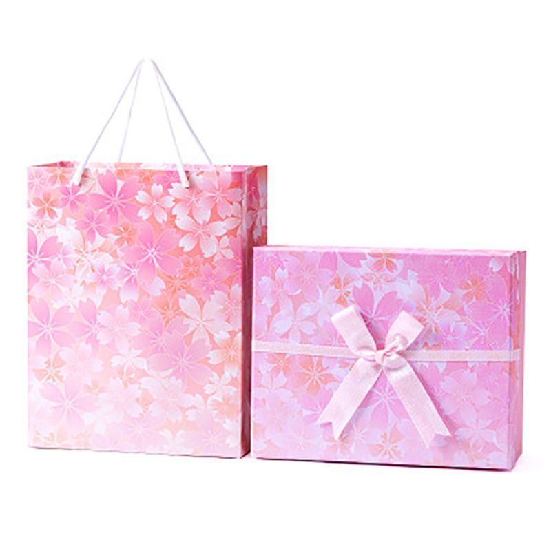 Ribbon Bow Tie Lid and Base Carton Box, Luxury Gift Paper Packaging Boxes