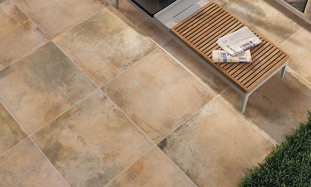 Non Slip Cement Look Porcelain Tile Absorption Rate Less Than 0.05%