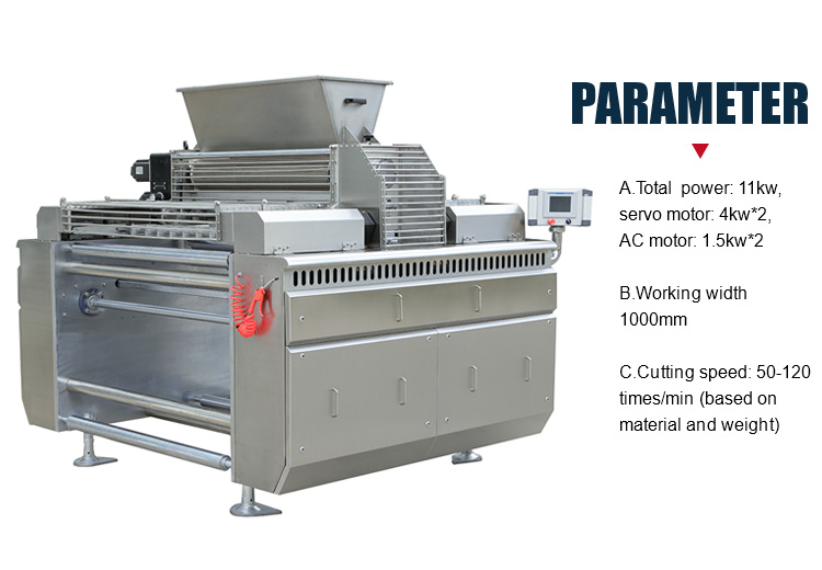 Customized Pastry Biscuit Wire Cutting Automatic Electric Dough Cutting Machine