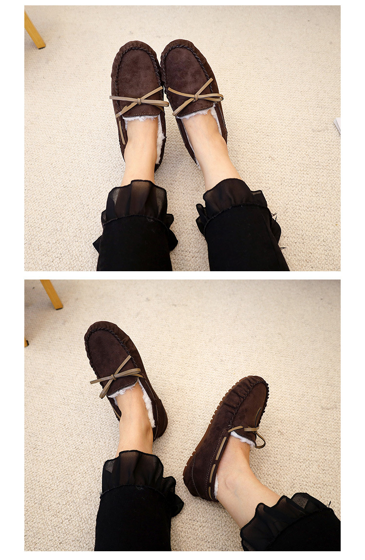 Autumn And Winter Pregnant Plus Size Shoes , Thick Plush Warm Cotton Soft Bottom Shoes