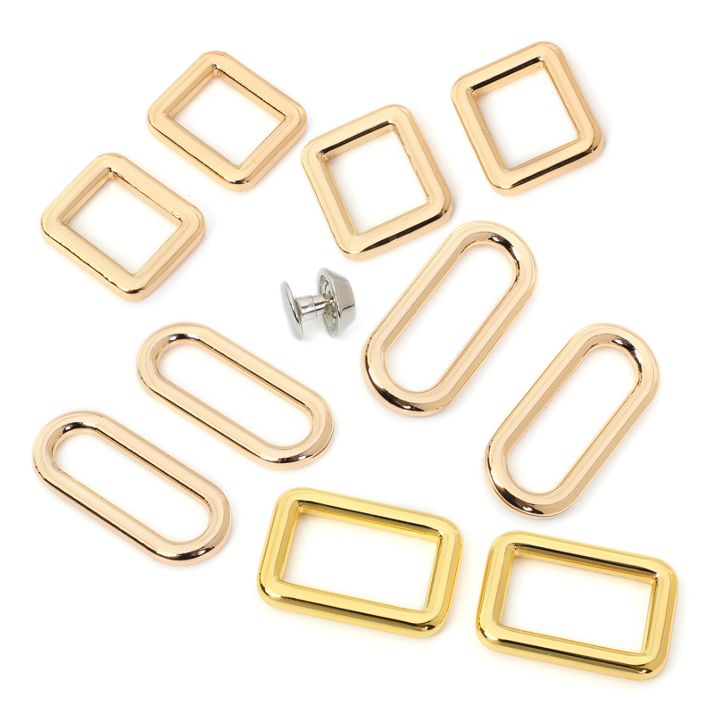 Alalamu D Shaped Handbag Rings Hardware Colorfast For Harnesses
