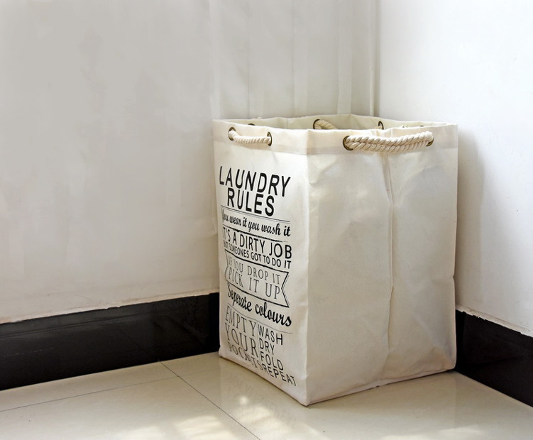 Puting portable big storage bag outdoor travel clothes school carry bag laundry rules facility customized canvas