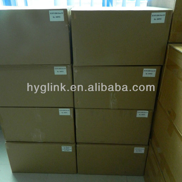Transparent PU Tube Pulling Eye Patch Cord Optical Fiber