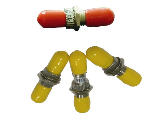 ST UPC Single Mode Fiber Optic Attenuator 1dB - 30dB For Local Area Networks