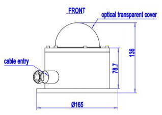 4MP 12X DNV Approval Marine Grade Anti-Corrosion Mini PTZ IR Dome Camera