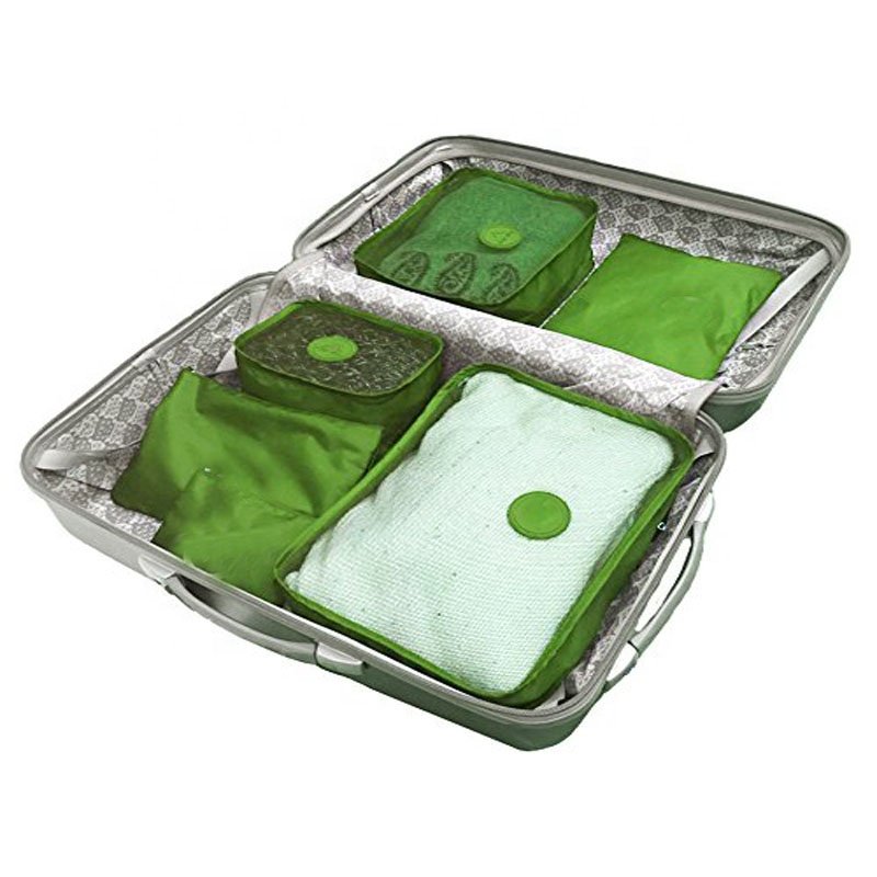 Easy Travel Packing Cubes , Luggage Organizer Storage Bag Set Pouches