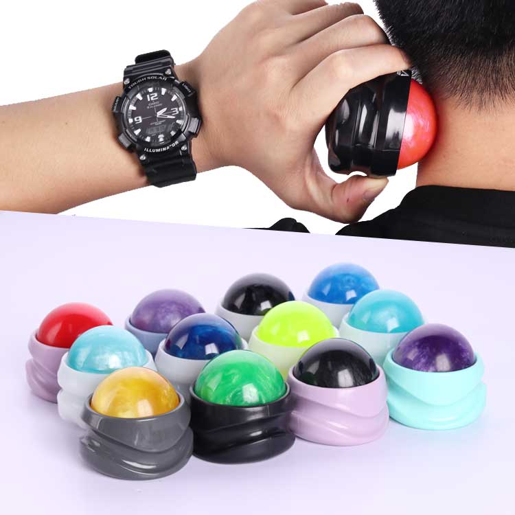 Colorful Handheld Self Massage Roller Ball Dia54mm Simple Device