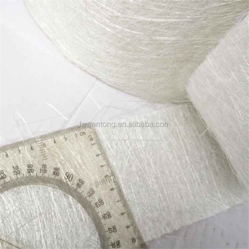 Intermediate Hardness Silver Fiberglass Chopped Strand Mat for Glass Fiber Reinforced Plastic