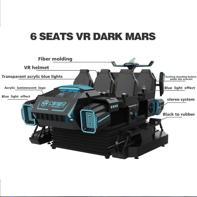 3.8KW 9D Virtual Reality Cinema VR Interactive Shooting Games For Kids