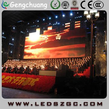 2015 hot sale New invention p8 indoor led smd wall mounted led tri-color display cabinet