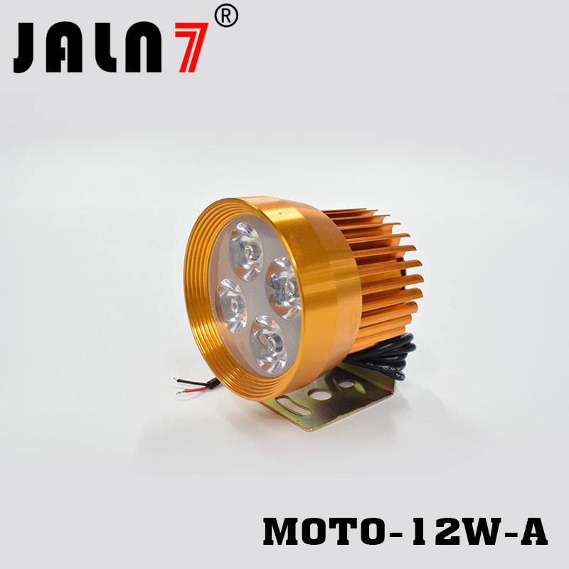 Motorcycle Headlight Led JALN7 12W Driving Lights Fog Light Off Road Lamp Car Boat Truck SUV JEEP ATV Led Light