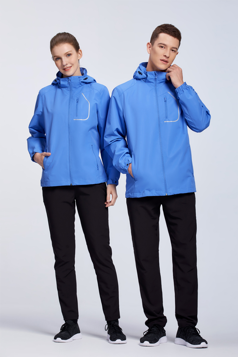 Men Warm Autumn Down Jacket Long Sleeve Waterproof With Hoodies