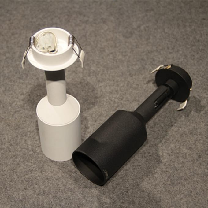 LED lighting fixtures 2017 wine cup shape high quality aluminum 55mm cutout white/black housing