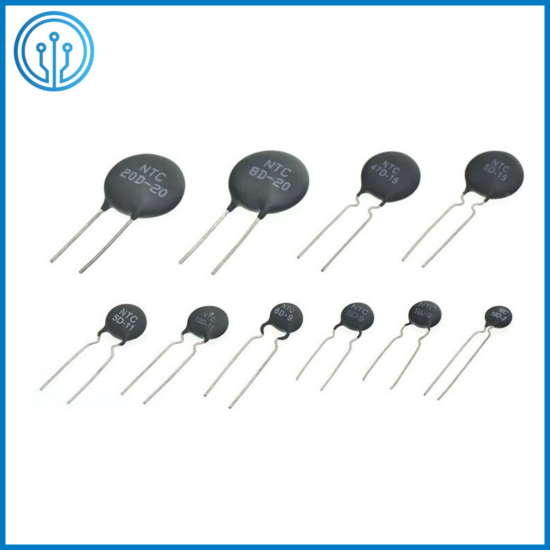 NTC Negative Temperature Coefficient Thermistor 20D-5 20 Ohm 20% 5mm 0.6A THT Radial