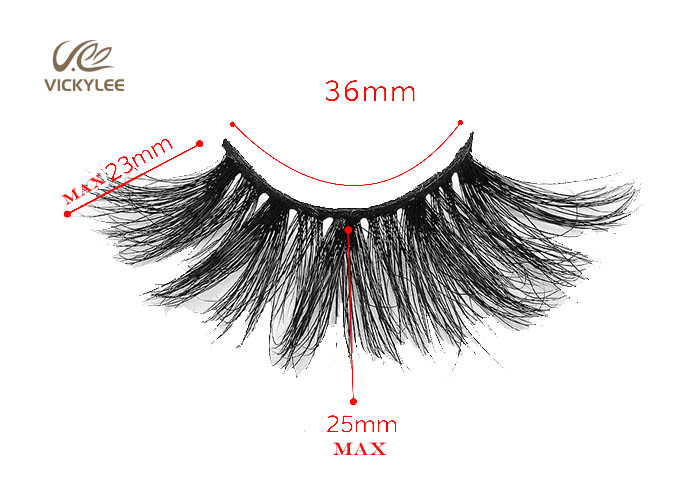 Synthetic Fibers Stunning Effects 25mm 6D Volume Lashes