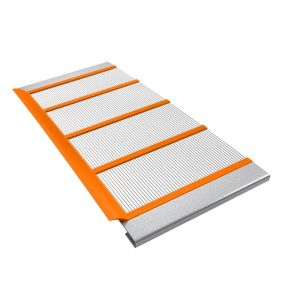 Buy cheap PU Support Strip Straight Wire Self Cleaning Screen Mesh product