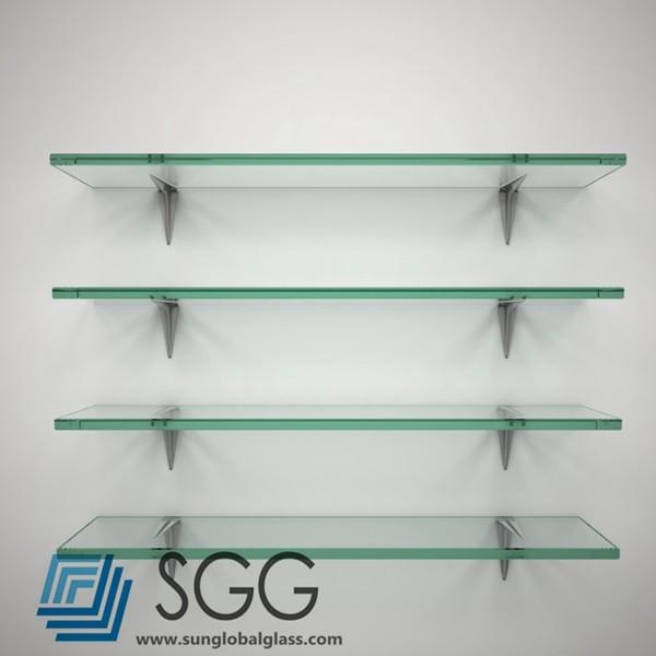 Quality tempered glass factory clear shelf glass price 6mm 8mm 10mm 12mm 15mm 19mm for sale