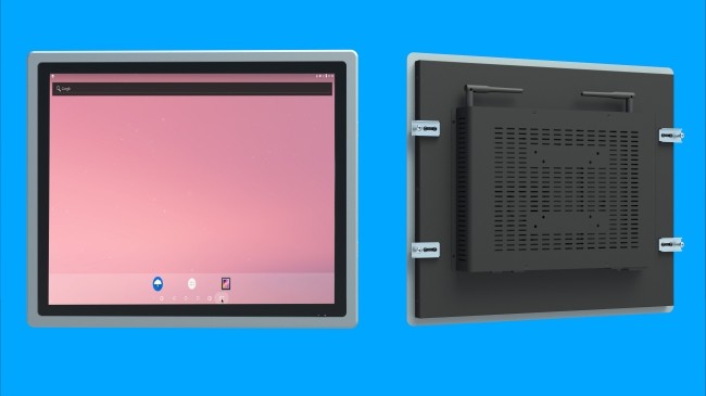 19-Inch Compact Android Display for Transportation Interfaces and Access Systems