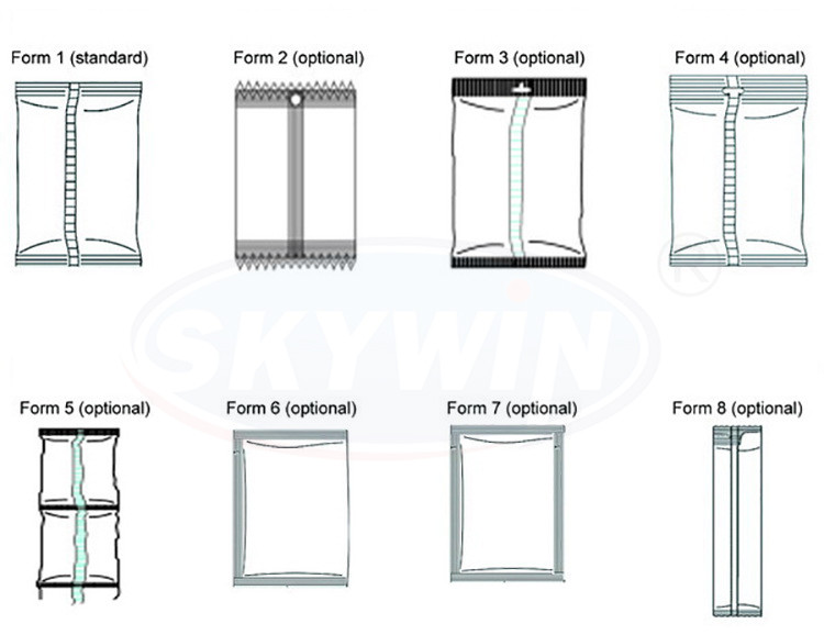 Dry Spice Powder Packing Machine 20-60 Bags/min Vertical Form Fill And Seal Machines