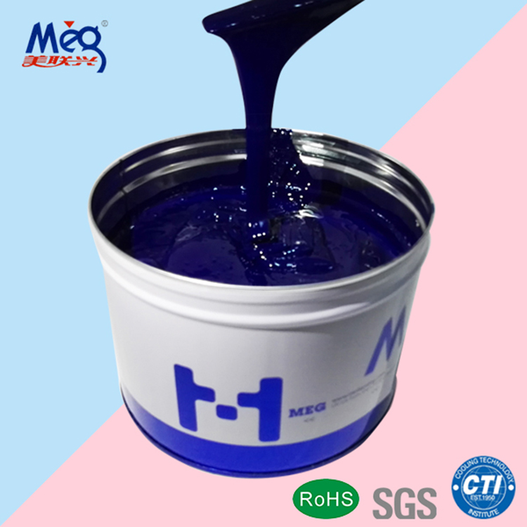 uv offset ink for 3d metal printing effect