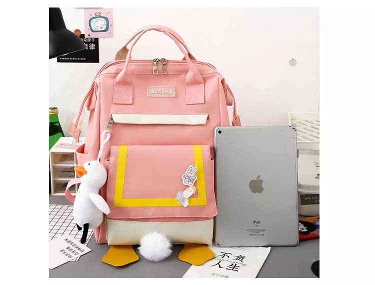 0.65 Inch Handbags Backpack Sets Outdoor Travelling 4 Piece Backpack Set Ladies