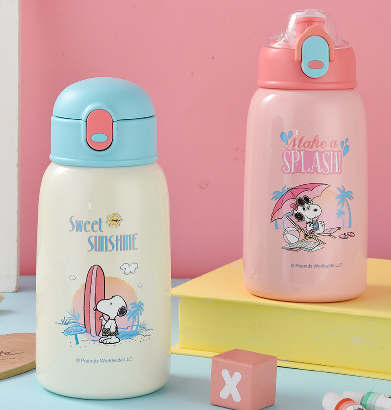 560ml Vacuum Insulated Stainless Steel Kids Water Bottles With AUTOSPOUT Straw