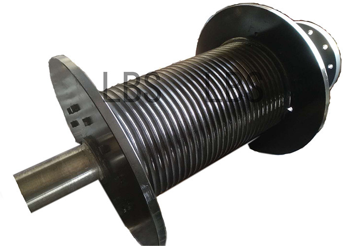 Black Hydraulic Crane Winch For Hoisting 5-20 Ton Objects ISO9000 BV Certificates