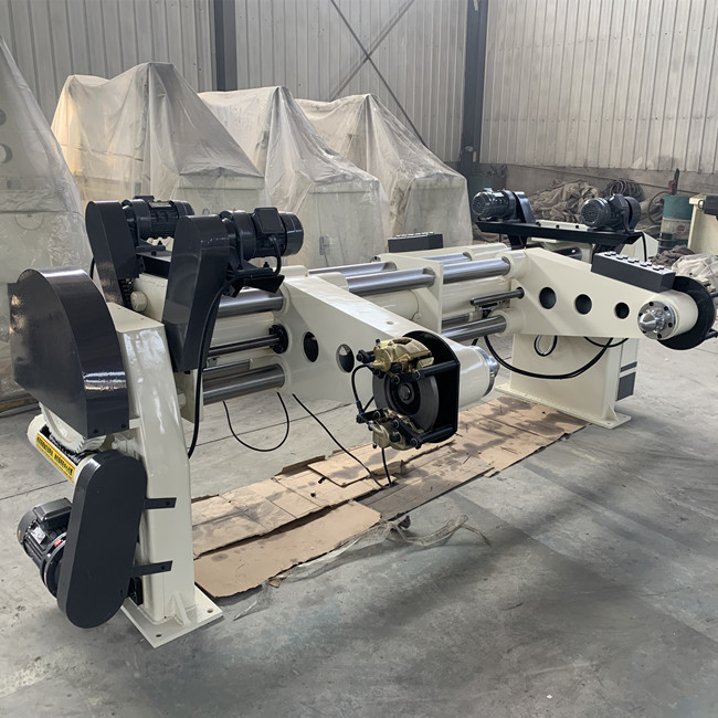 1600 Millimeter Electric Mill Roll Stand 1.5KW Corrugated Cardboard Production Line