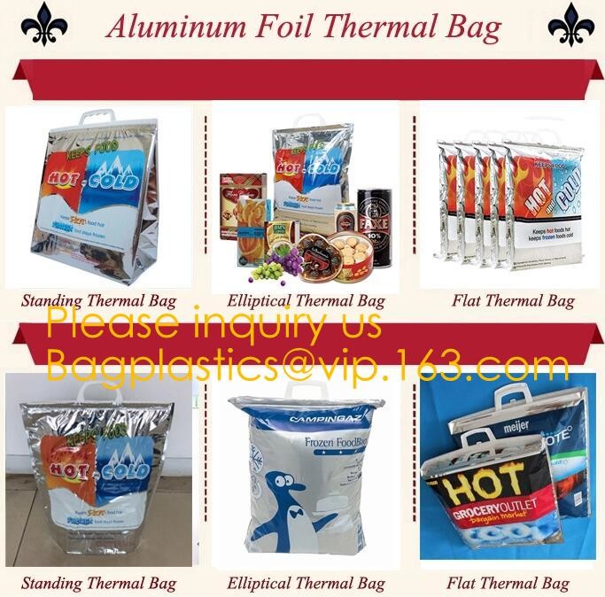 custom bulk waterproof large soft folding food delivery picnic lunch tote grocery cooler bag aluminum foil thermal bags