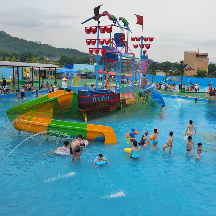Children Water Park Playground Fiberglass Park Facility