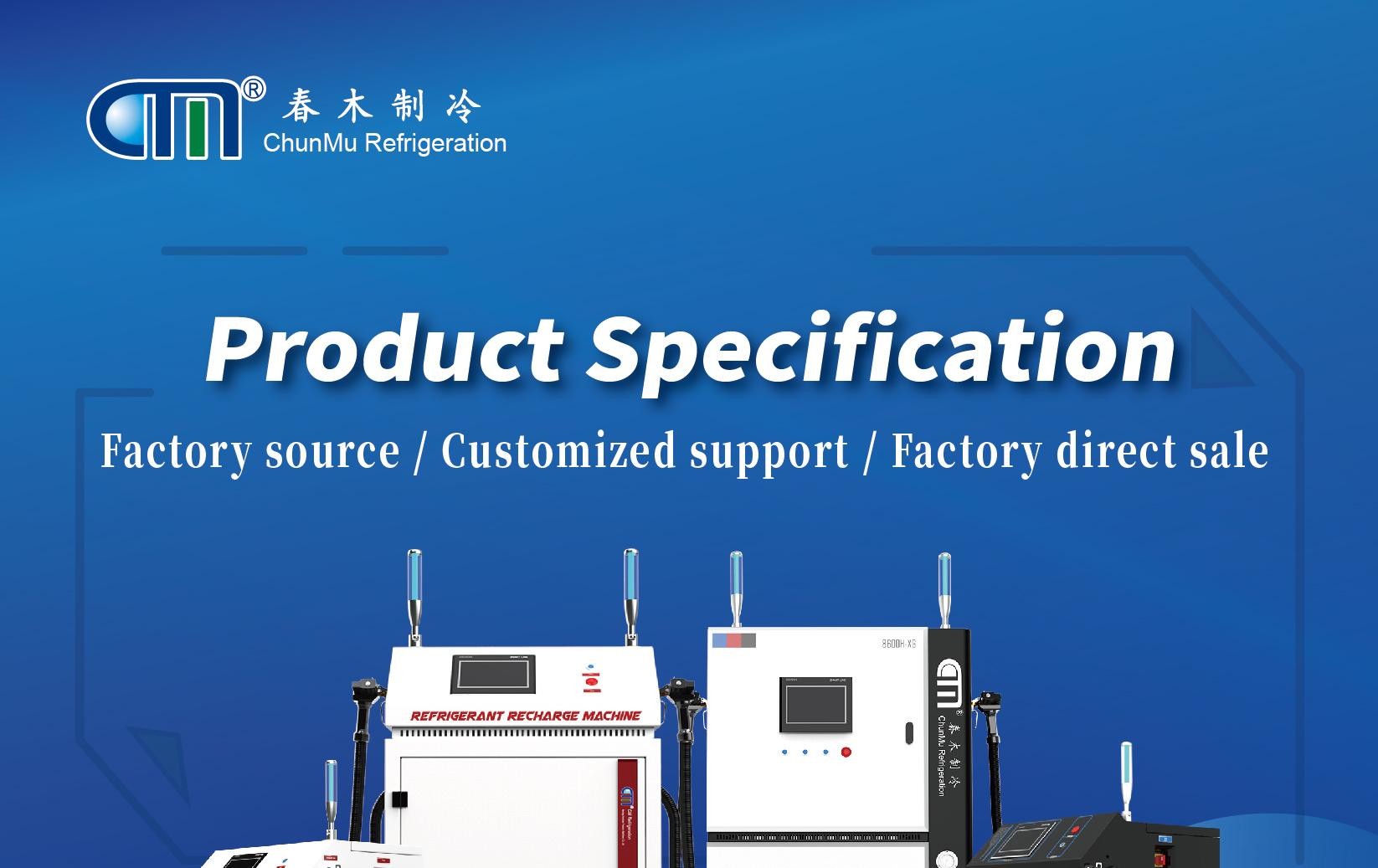 PLC Refrigerant Gas Filling Machine R134a R410a Automatic AC Recharge Equipment