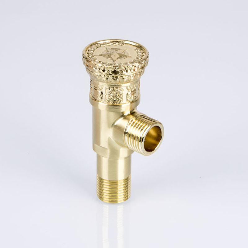 Wall Mounted G1/2 Brass Angle Stop Valve Temperature Resistance