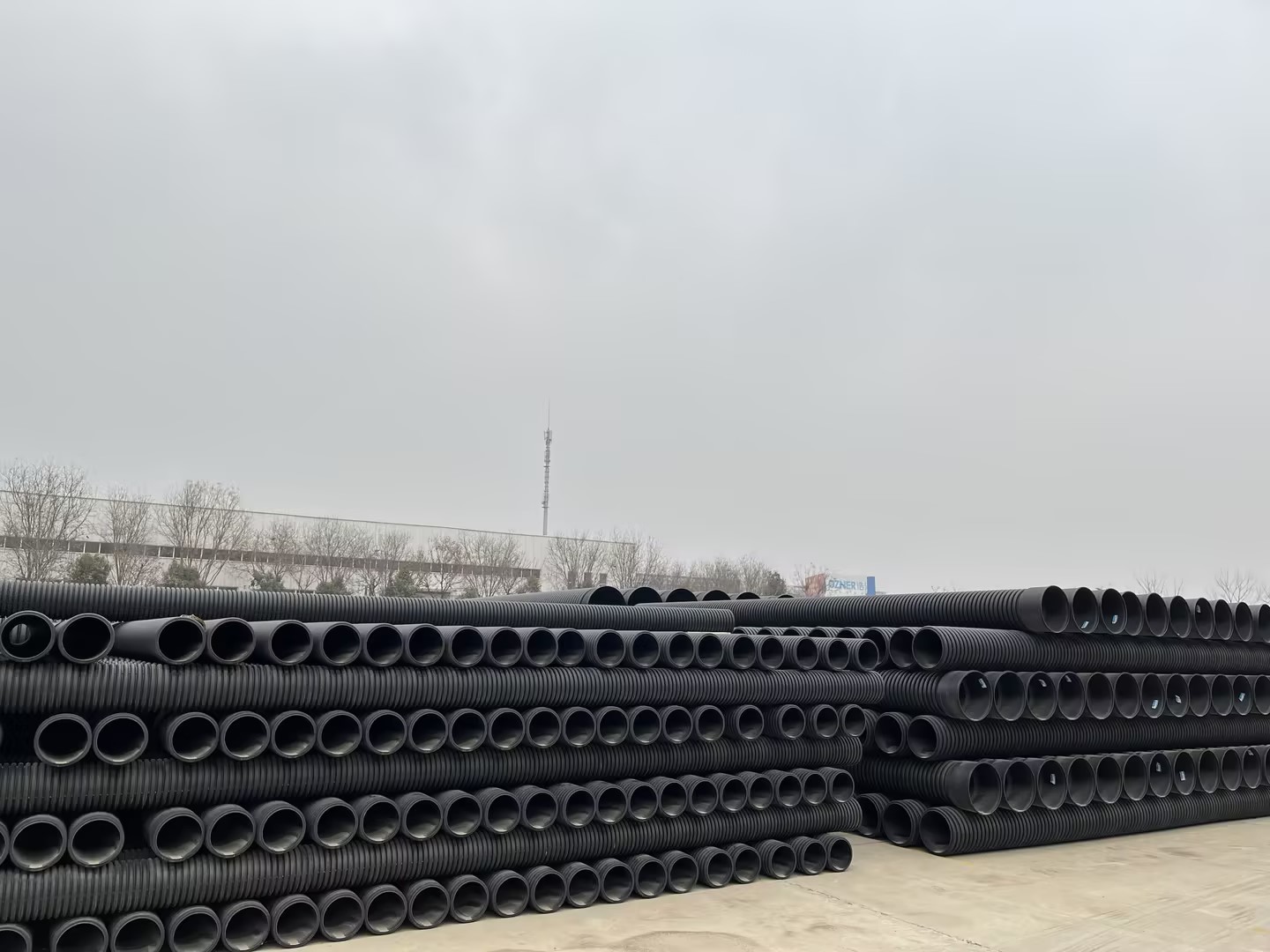 GKBM Greenpy PE Steel Strip Reinforced Pipe DN300-DN1000 Diameter