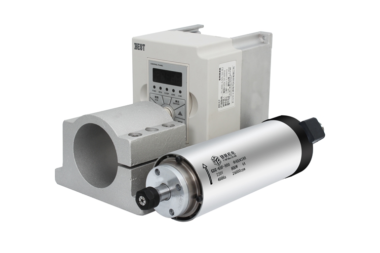 Construction Works 2.2kw 380v 5a Brushless Spindle Motor with 24000rpm Operating Speed
