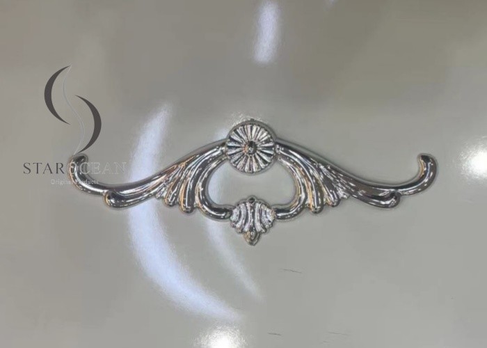Custom Plated Color ABS Hard Materials Coffin Accessories Simple Design PF11
