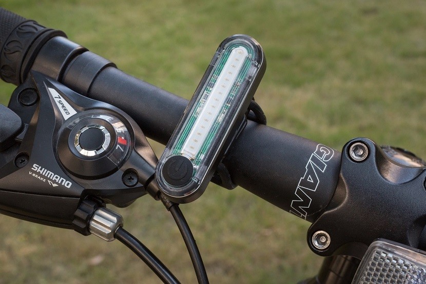 Aluminum Bike Rechargeable USB Front Rear Light 500 Meter IPX4 SMD