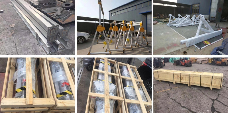 Mini Indoor 2t Mobile Gantry Crane Power Source 3 Phase 380V 50hz