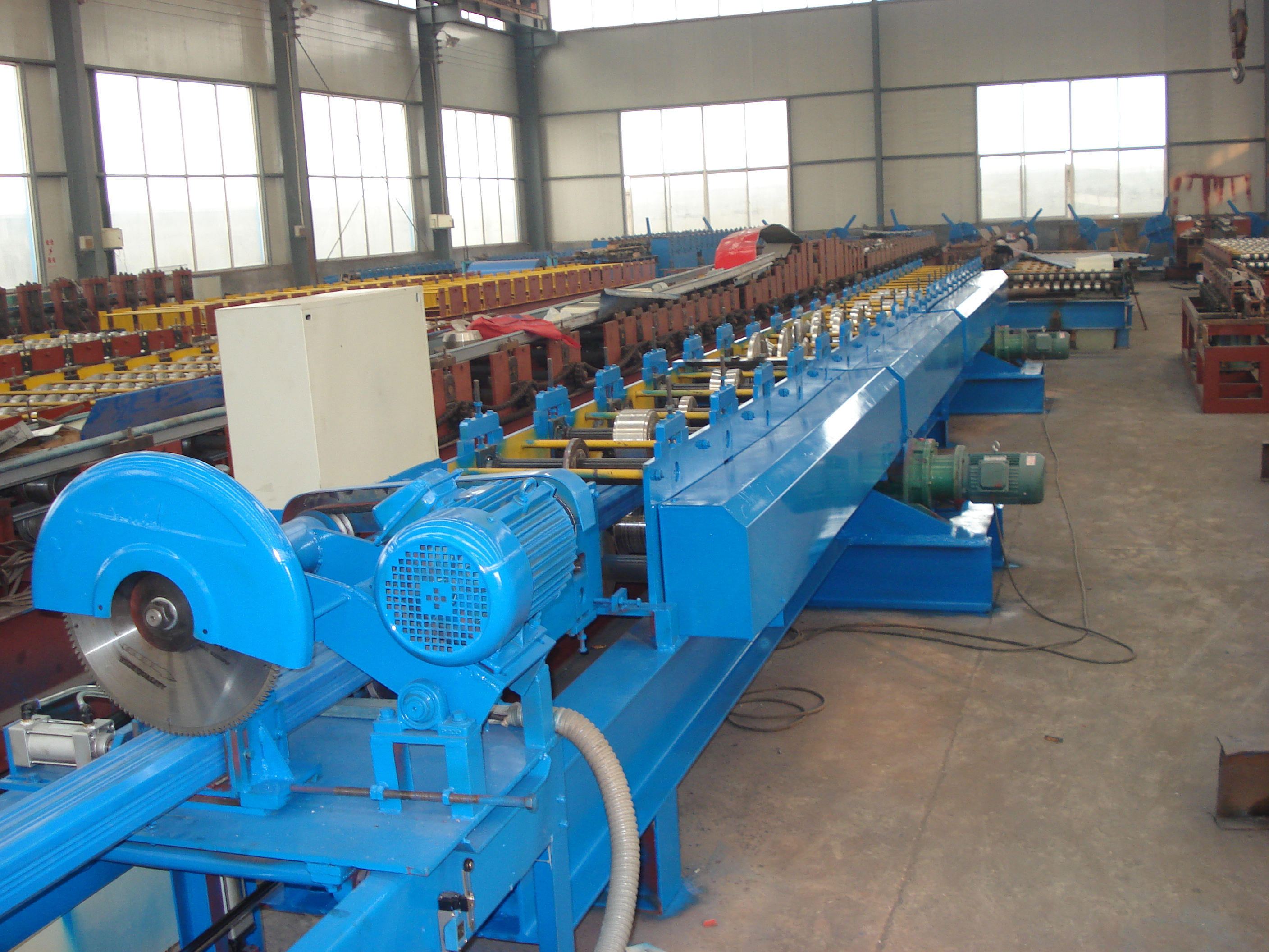 12m/min Downspout Pipe Roll Forming Machine CE Quenched Steel