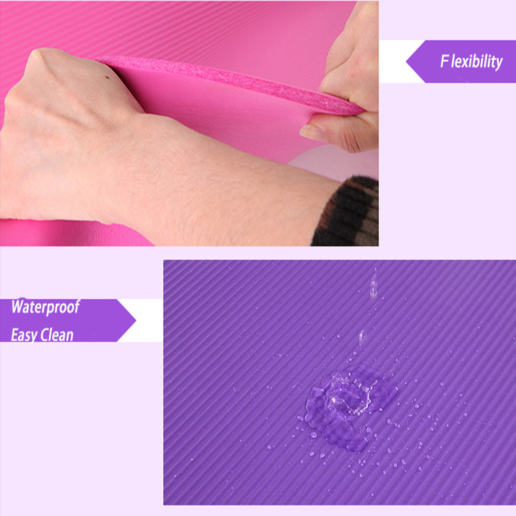 Eco Thick Non Slip Exercise Mat Non Toxic 20 Mm Thick Yoga Mat
